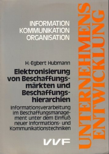 Elektronisierung von Beschaffungsmärkten und Beschaffungshierarchien