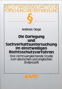 Die Darlegung und Sachverhaltsuntersuchung im einstweiligen Rechtsschutzverfahren