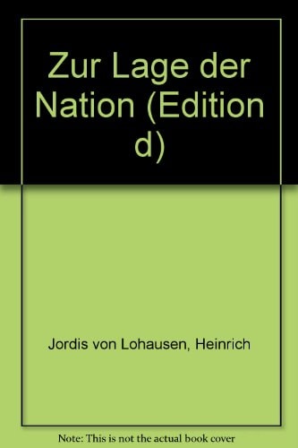 Zur Lage der Nation