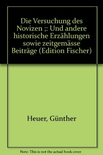 Die Versuchung des Novizen
