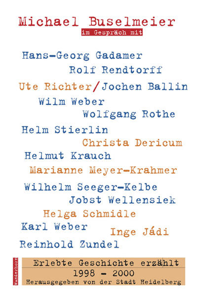 Erlebte Geschichte erzählt 1998-2000