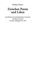 Zwischen Poesie und Leben