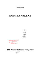 Kontra Valenz