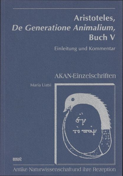 Aristoteles. De generatione Animalium, Buch V
