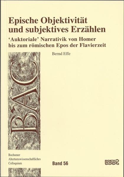 Epische Objektivität und subjektives Erzählen
