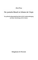 Der poetische Mensch im Schatten der Utopie