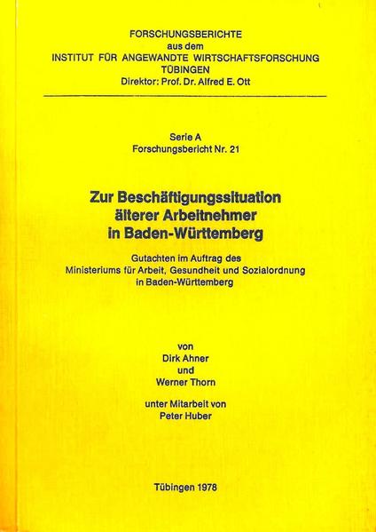 Zur Beschäftigungssituation älterer Arbeitnehmer in Baden-Württemberg