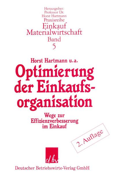 Optimierung der Einkaufsorganisation.
