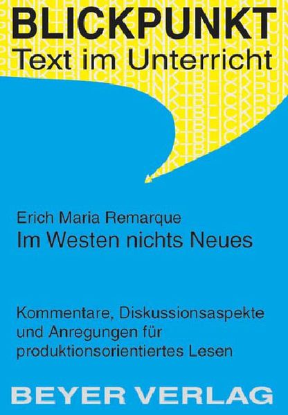 Remarque,Erich Maria - Im Westen nichts Neues