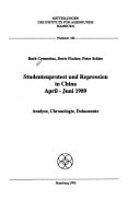 Studentenprotest und Repression in China April - Juni 1989