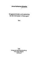 Singgewohnheiten und Liedvortrag bei den Schwaben in Südungarn