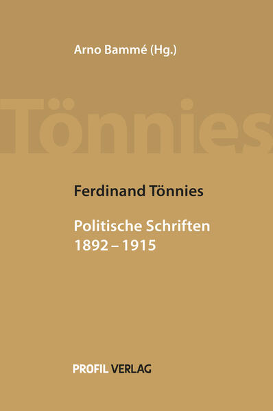 Politische Schriften 1892 bis 1915 I