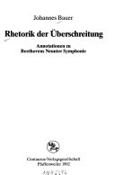 Rhetorik der Überschreitung