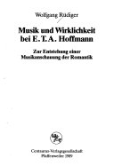 Musik und Wirklichkeit bei E.T.A. Hoffmann