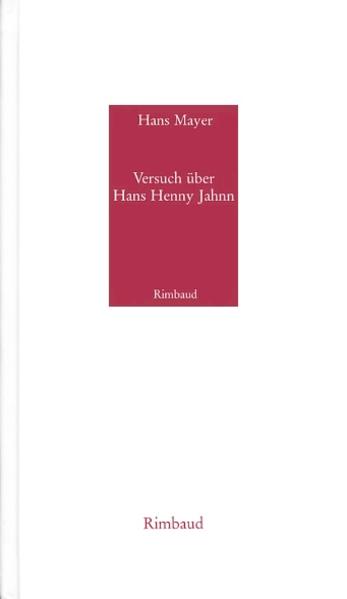 Versuch über Hans Henny Jahnn