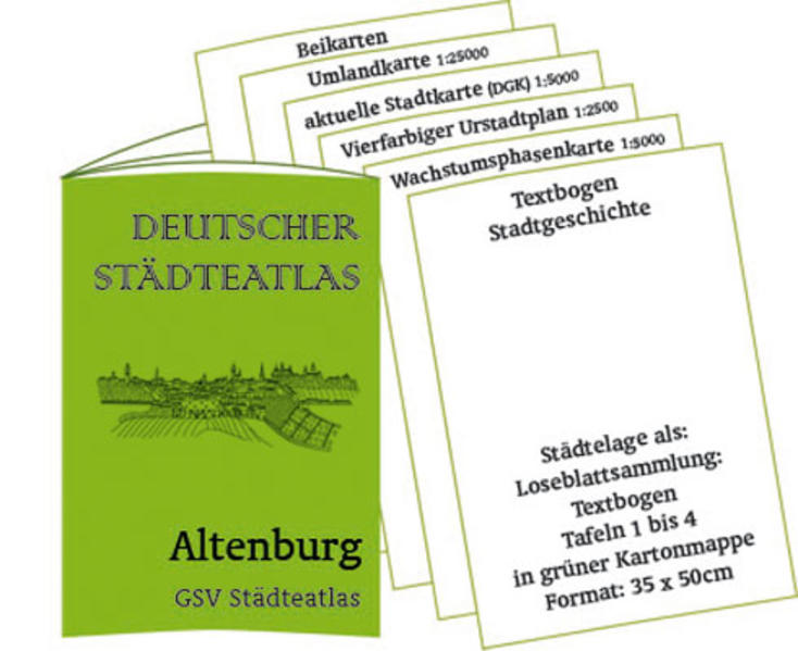 Stadtmappe Altenburg - Deutscher Städteatlas