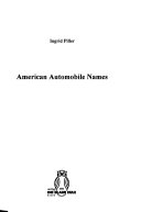 American Automobile Names