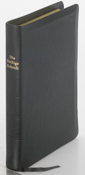 Die Bibel - Standardausgabe (Leder, schwarz, Schutzklappen)