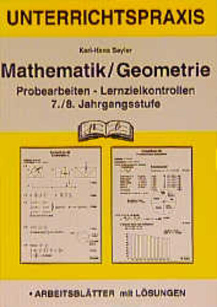 Lernzielkontrollen und Probearbeiten Mathe/Geometrie 7./8.