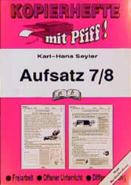 Aufsatz 7./8. Jahrgangsstufe
