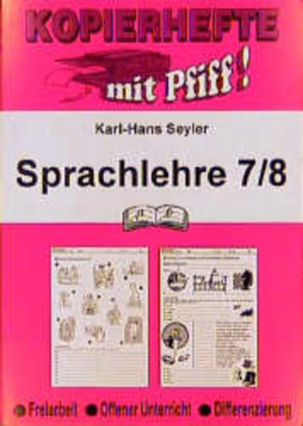 Sprachlehre 7./8. Jahrgangsstufe