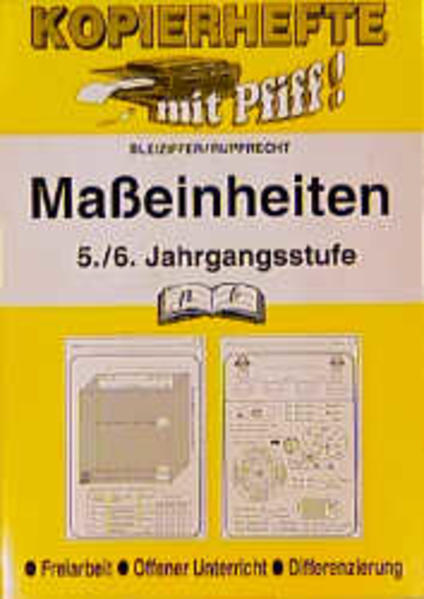 Kopiervorlagen Masseinheiten