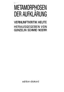 Metamorphosen der Aufklärung