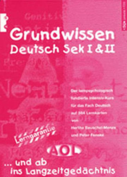 Grundwissen Deutsch. Sekundarstufe 1 und 2