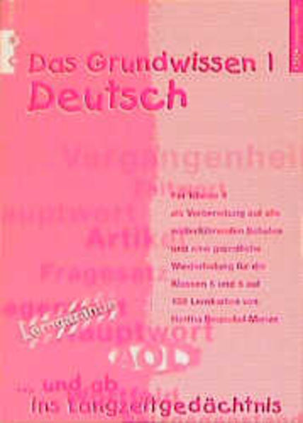 Grundwissen Deutsch