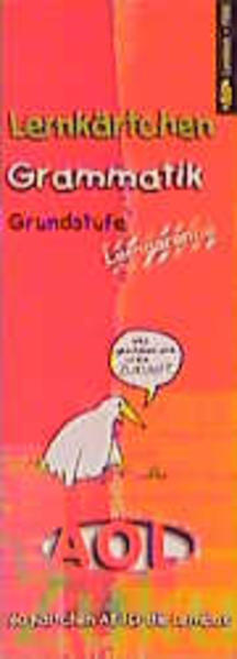 Lernkärtchen Grammatik