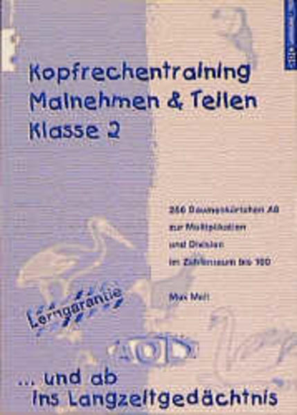 Kopfrechentraining Malnehmen & Teilen Klasse 2
