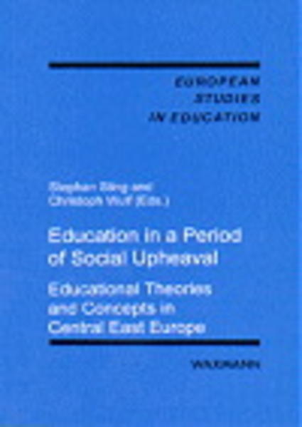 Education in a Period of Social Upheaval