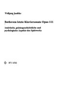 Beethovens letzte Klaviersonate Opus 111