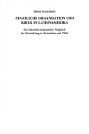 Staatliche Organisation und Kriege in Lateinamerika