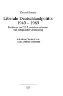 Liberale Deutschlandpolitik 1949-69