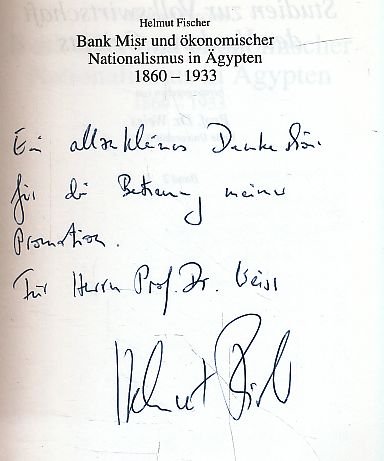 Bank Misr und ökonomischer Nationalismus in Ägypten (1811-1939)