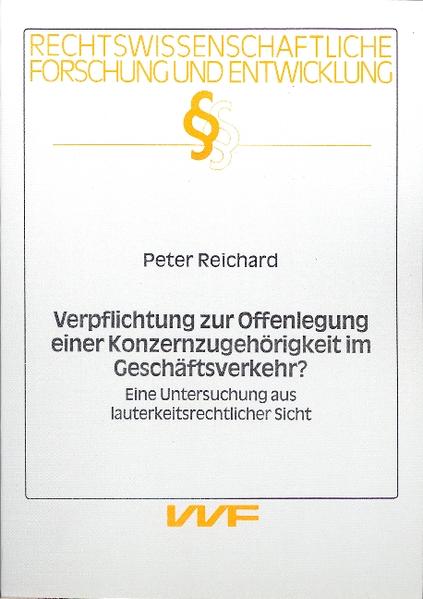 Verpflichtung zur Offenlegung einer Konzernzugehörigkeit im Geschäftsverkehr?