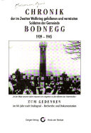 Chronik der im Zweiten Weltkrieg gefallenen und vermissten Soldaten der Gemeinde Bodnegg 1939-1945