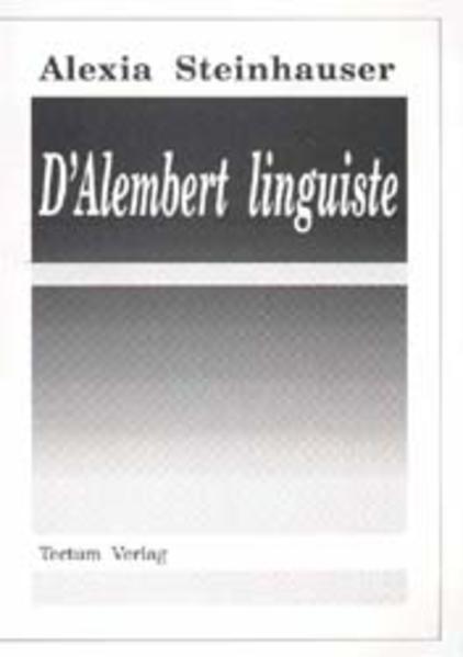 D'Alembert linguiste