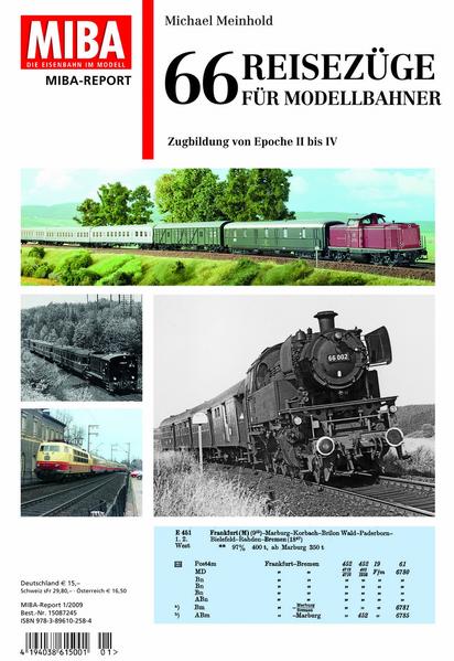 66 Reisezüge für Modellbahner