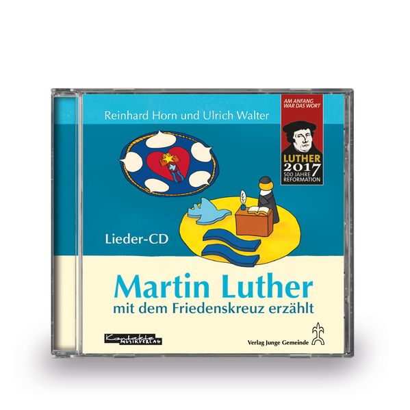 Martin Luther mit dem Friedenskreuz erzählt