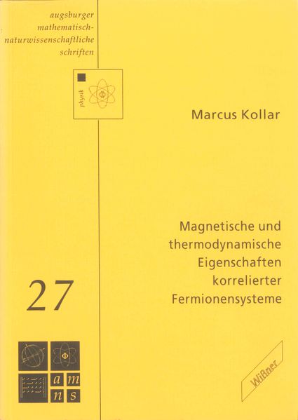 Magnetische und thermodynamische Eigenschaften korrelierter Fermionensysteme