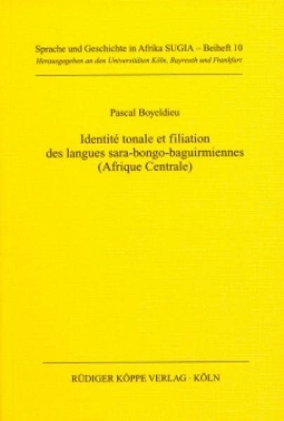 Identité tonale et filiation des langues sara-bongo-baguirmiennes (Afrique Centrale)