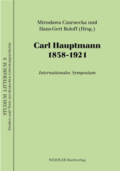 Carl Hauptmann 1858-1921