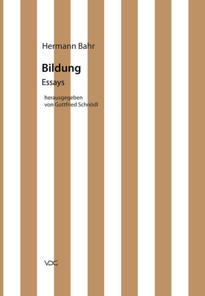 Hermann Bahr / Bildung