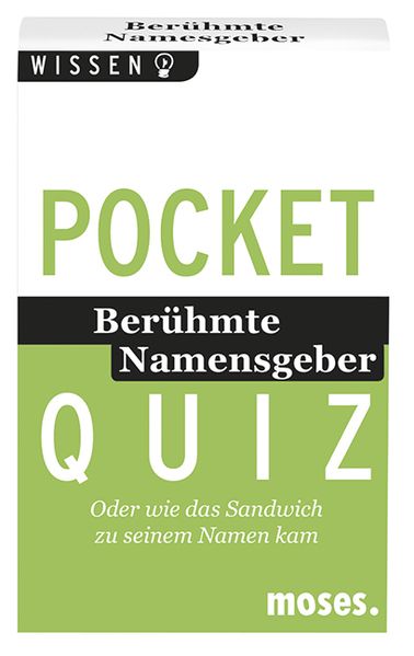 Pocket Quiz Berühmte Namensgeber