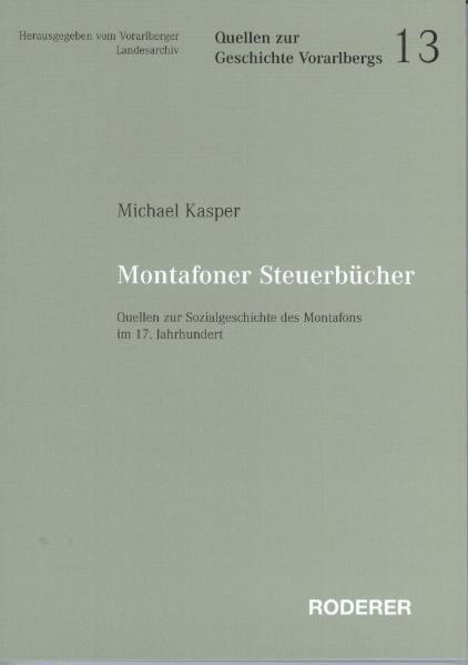 Montafoner Steuerbücher
