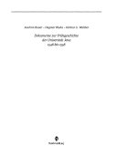 Dokumente zur Frühgeschichte der Universität Jena 1548 bis 1558