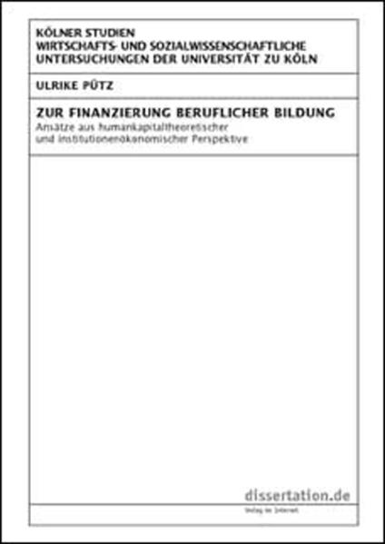 Zur Finanzierung beruflicher Bildung
