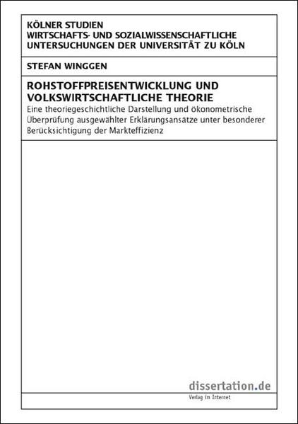 Rohstoffpreisentwicklung und volkswirtschaftliche Theorie